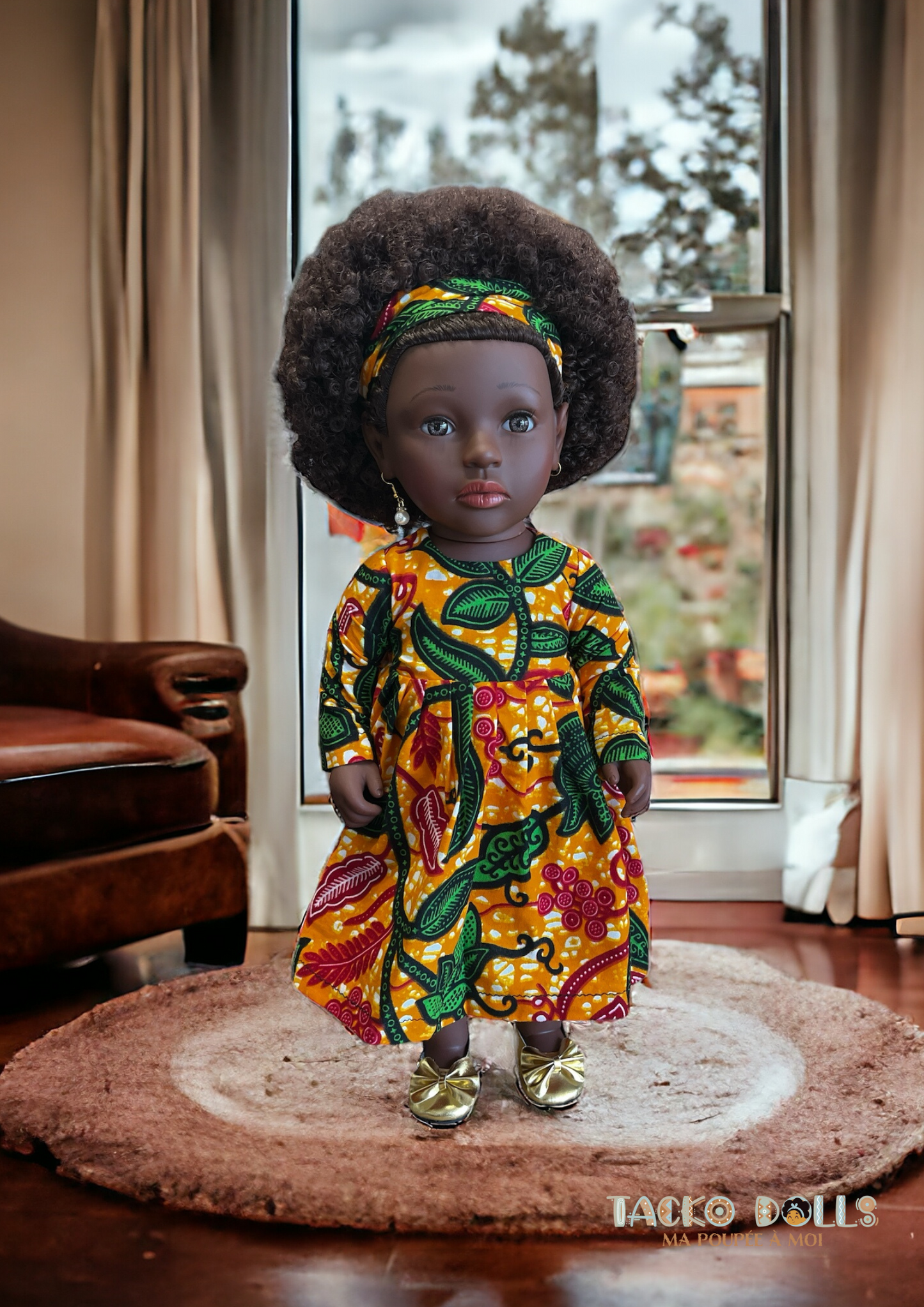 Poupée noire "Popote"