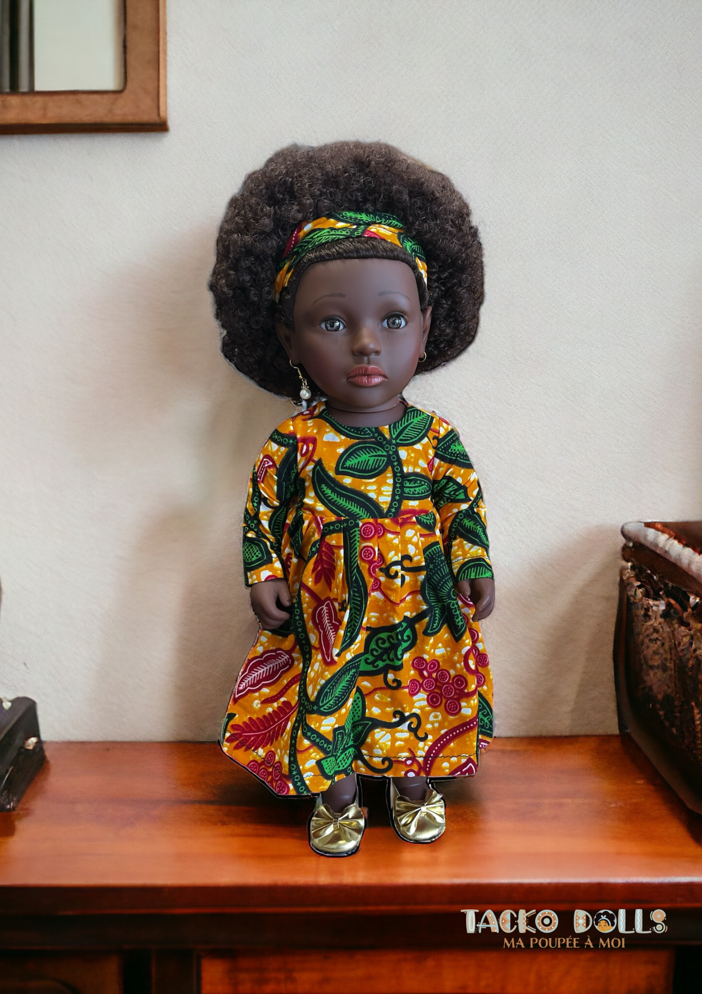 Poupée noire "Popote"
