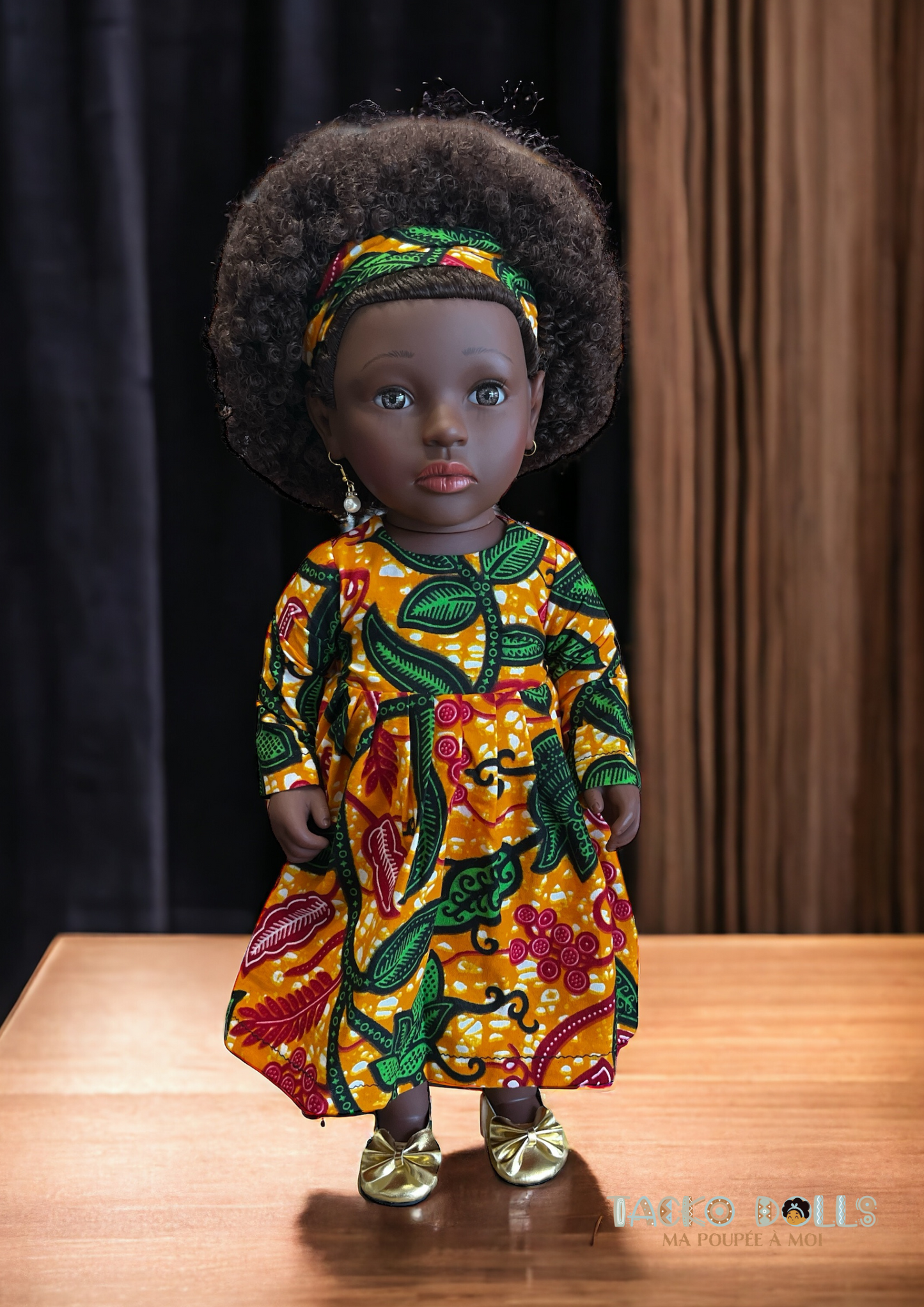Poupée noire "Popote"