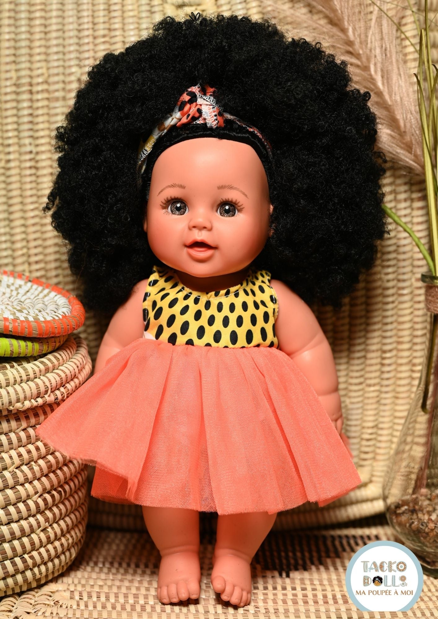 Poupée Noire Reine Sarraounia Mangou de Azawak