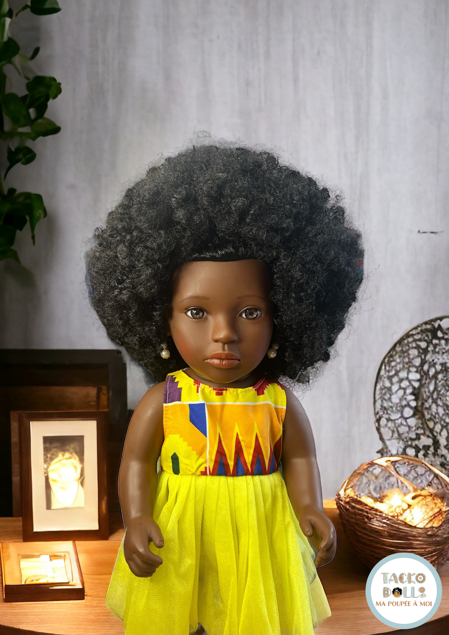 Poupée Noire "Reine Akoua Boni"