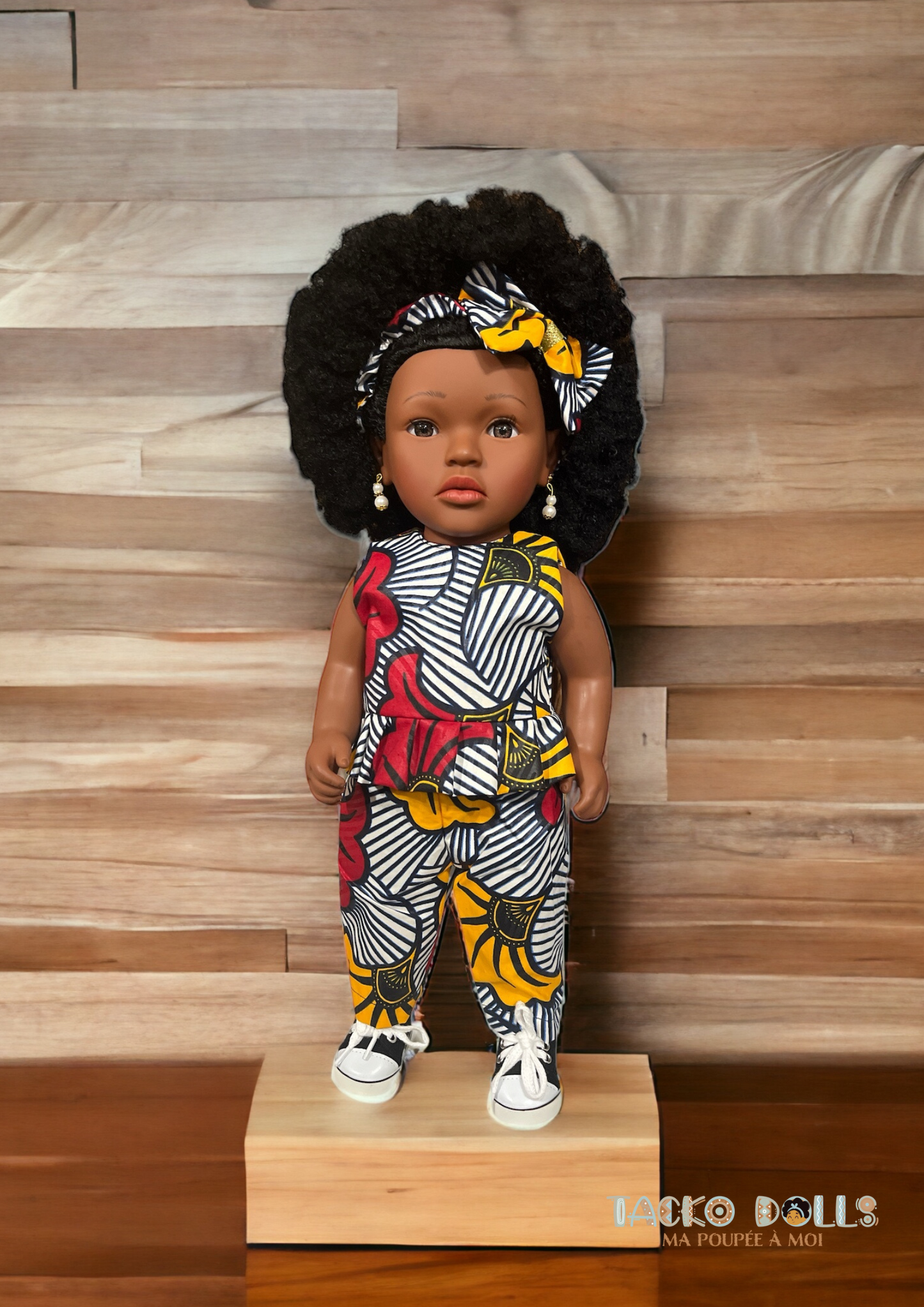 Poupée Noire Queen Nandi - Une représentation fière de l'héritage africain