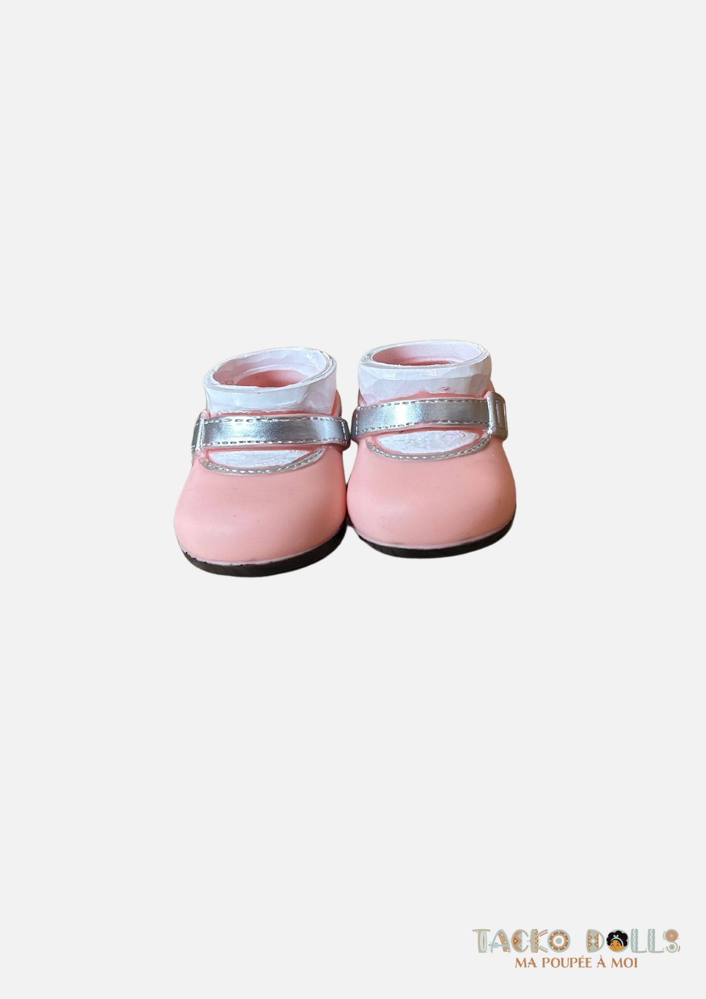 Chaussures Ballerines roses pour Poupée 45 cm