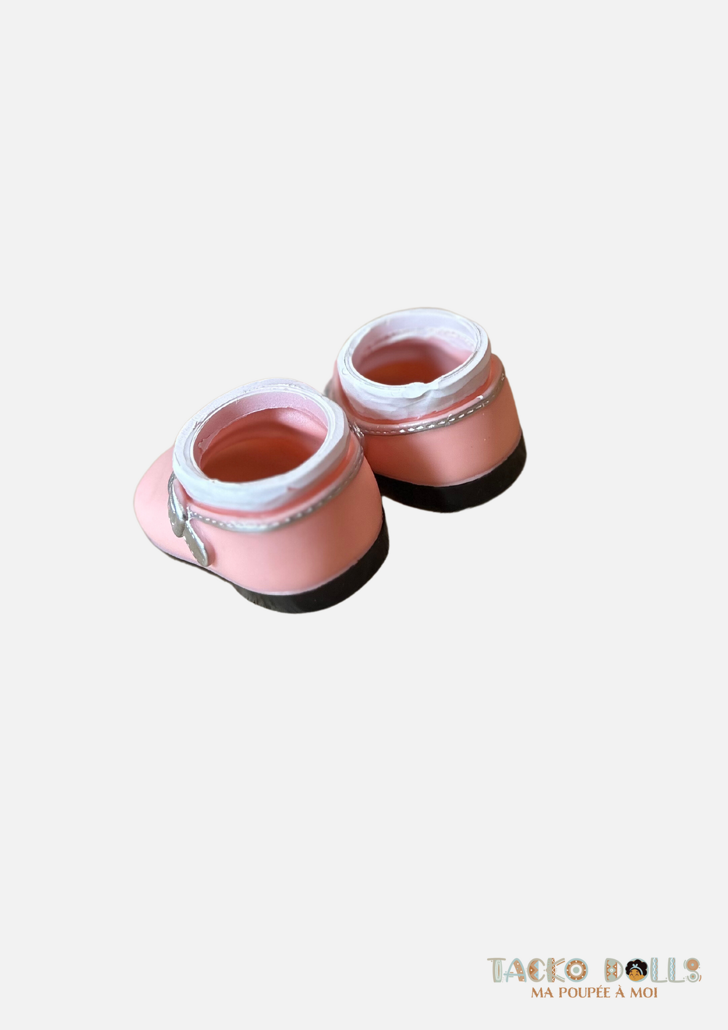Chaussures Ballerines roses pour Poupée 45 cm