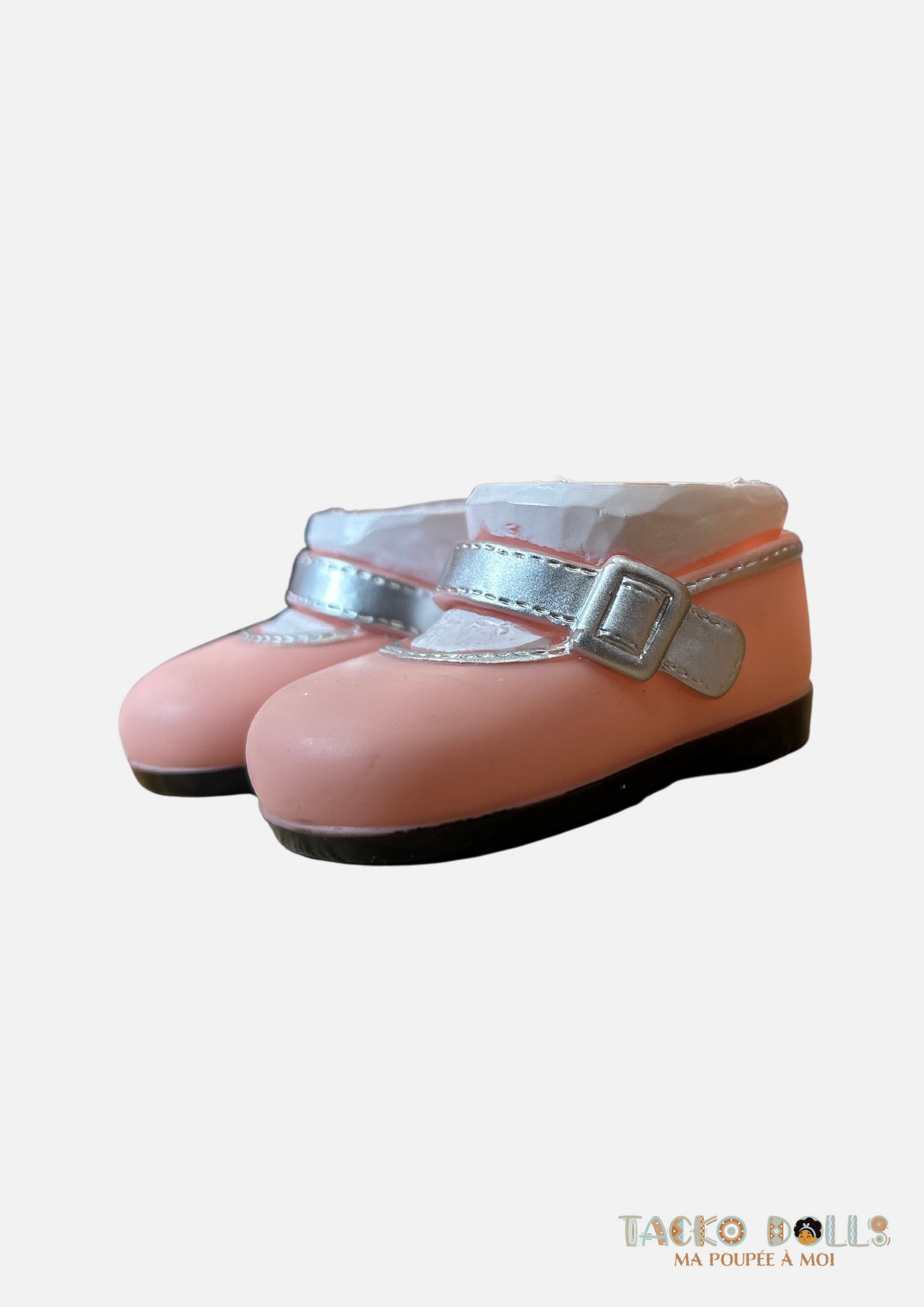 Chaussures Ballerines roses pour Poupée 45 cm