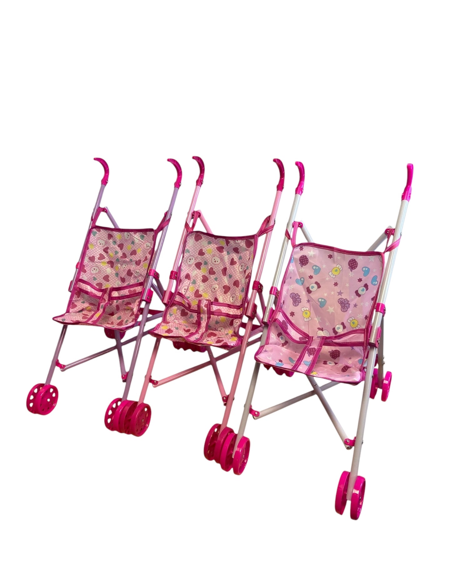 Mini poussette pour poupées - Légère et pliable