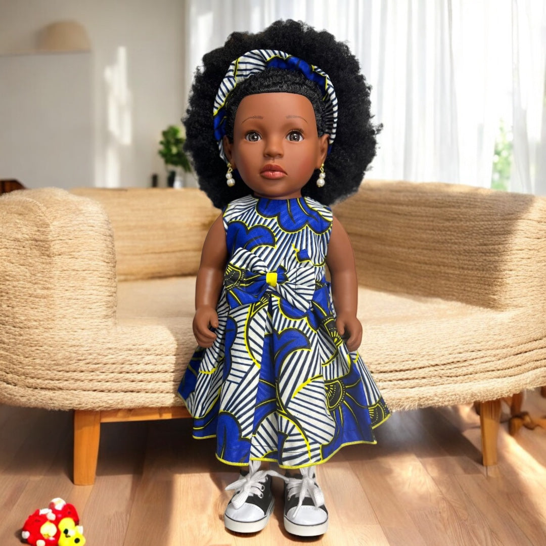 Poupée noire reine Masenate
