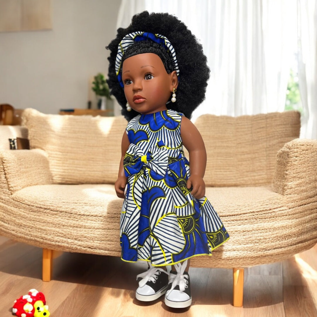 Poupée noire reine Masenate