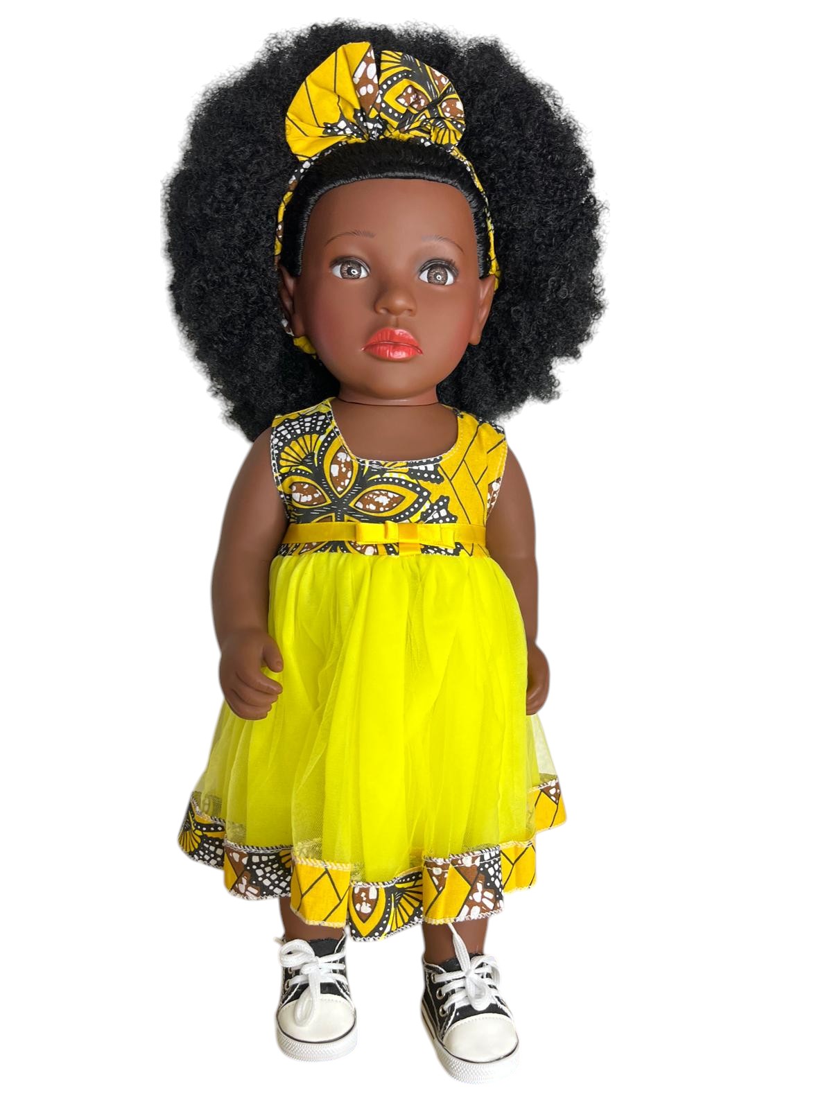 Poupée Afro-Américaine"Kaya Rayonnement"