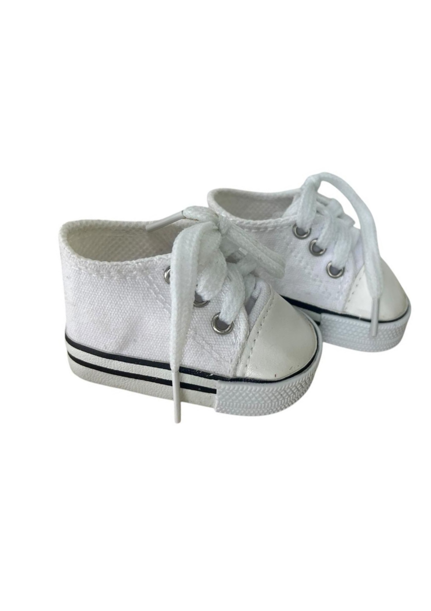 Baskets blanches converse pour Poupée 45 cm