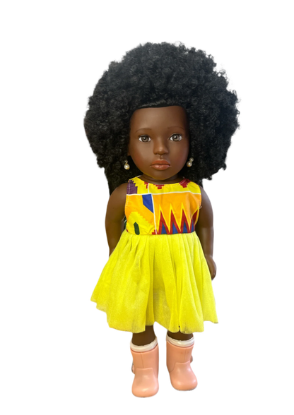 Poupée Noire "Reine Akoua Boni"