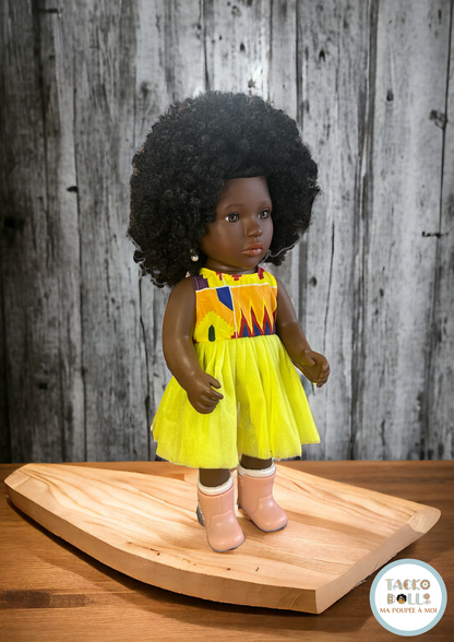 Poupée Noire "Reine Akoua Boni"