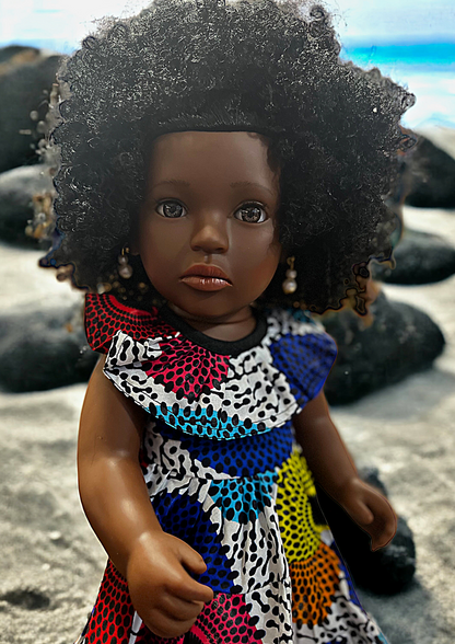 Poupée Noire Reine Akoua Boni