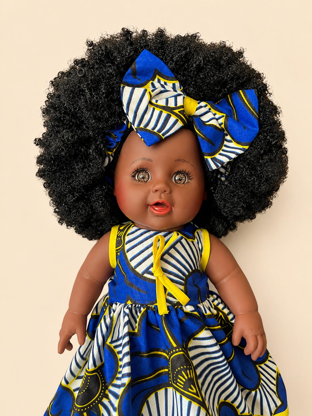 Awa – Poupée noire aux cheveux crépus | 30 cm | Tackodolls