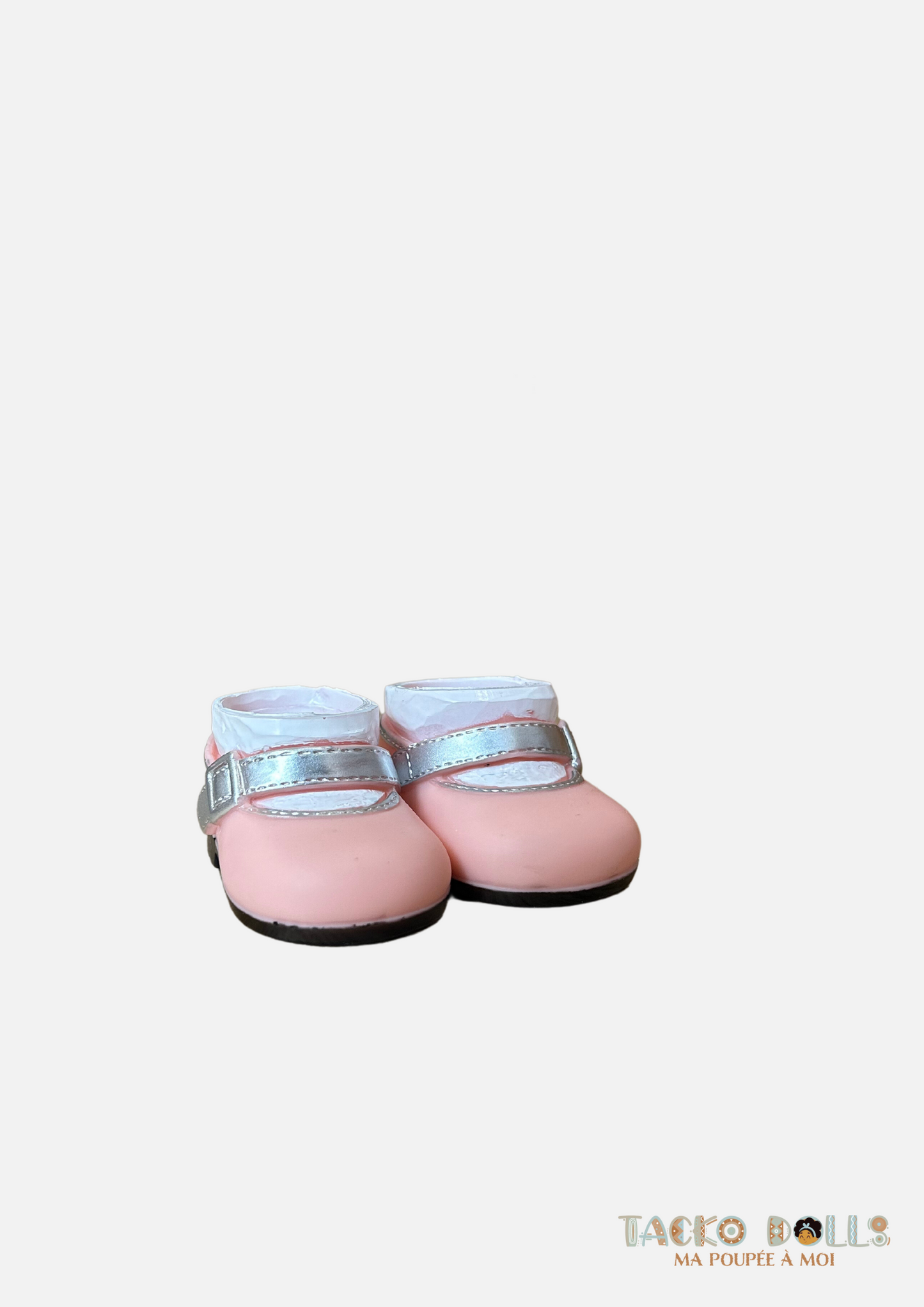Chaussures Ballerines roses pour Poupée 45 cm