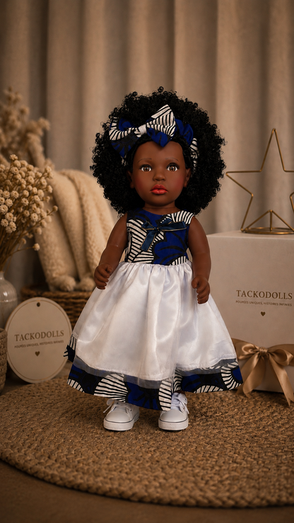 Naya – Poupée noire aux cheveux crépus | Tackodolls