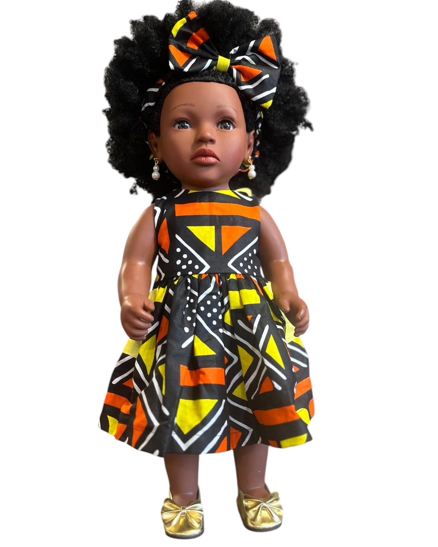 Poupée noire “Soleil Africain”