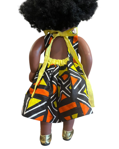 Poupée noire “Soleil Africain”