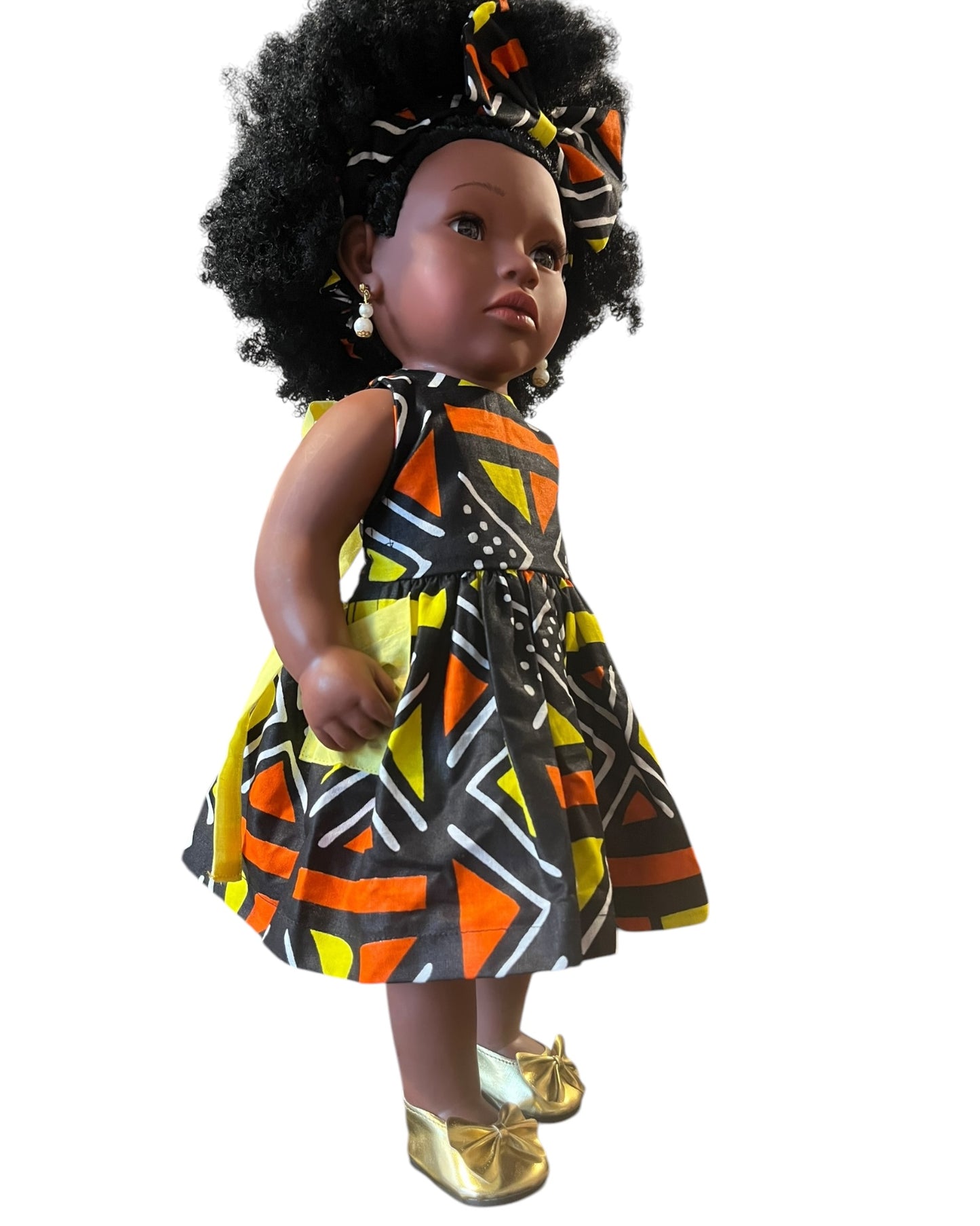 Poupée noire “Soleil Africain”