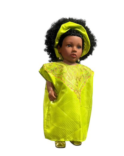 Poupée noire “Reine Hatchepsout"