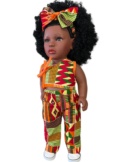 Poupée noire Nefertiti, la belle