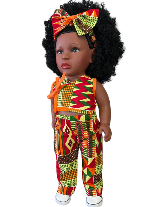 Poupée noire Nefertiti, la belle