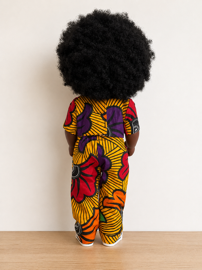Kalia – Poupée noire aux cheveux crépus | Tackodolls