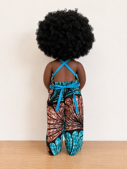 Safi Faye – Poupée noire aux cheveux crépus | Tackodolls