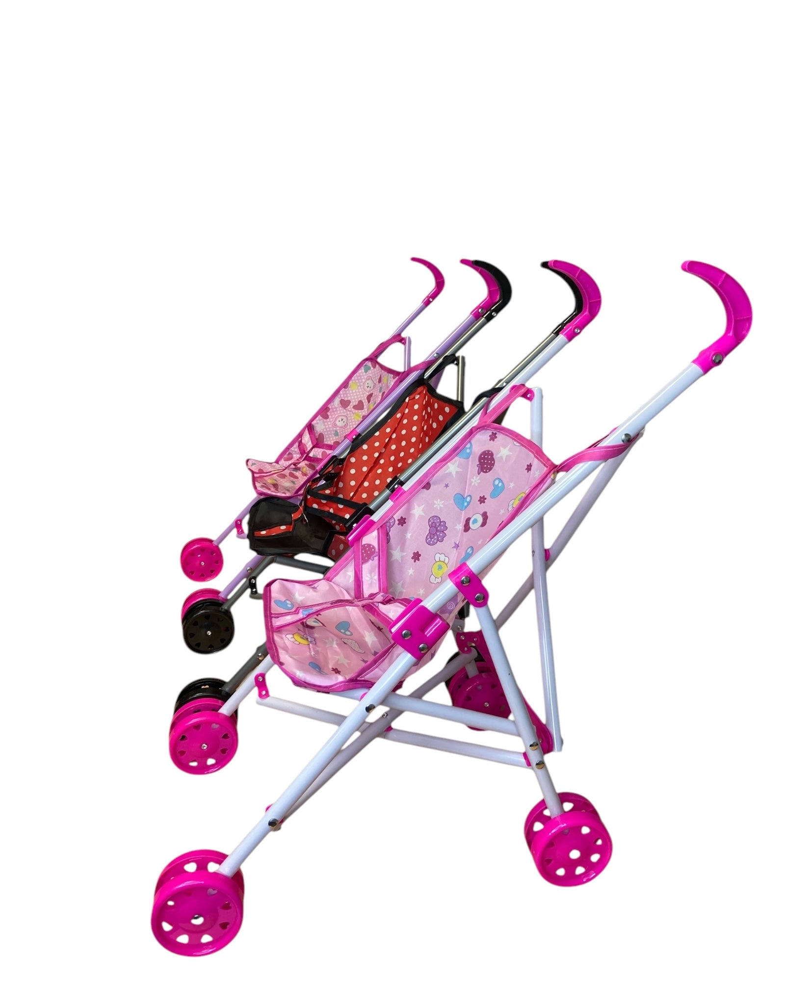 Mini poussette pour poupées - Légère et pliable