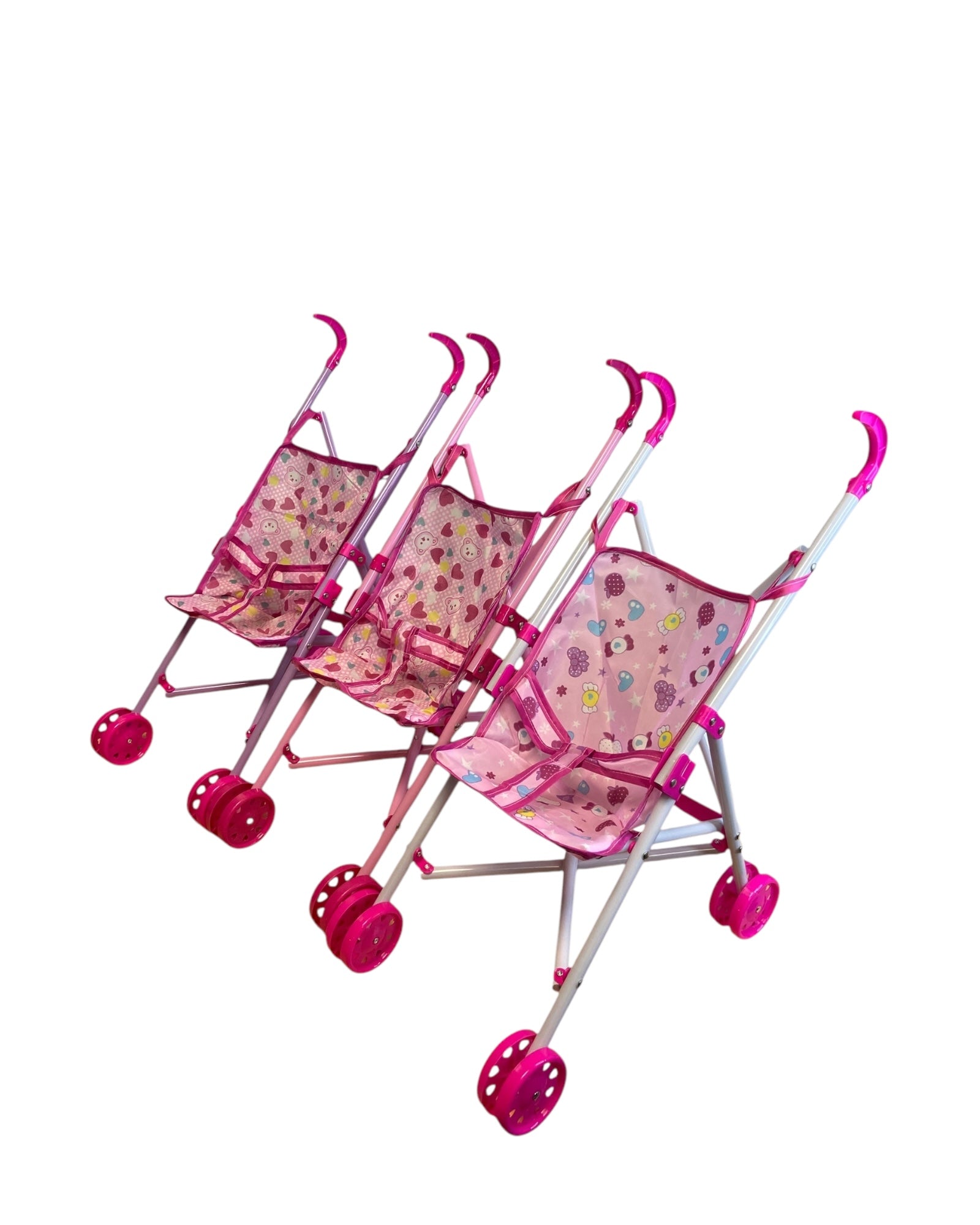 Mini poussette pour poupées - Légère et pliable