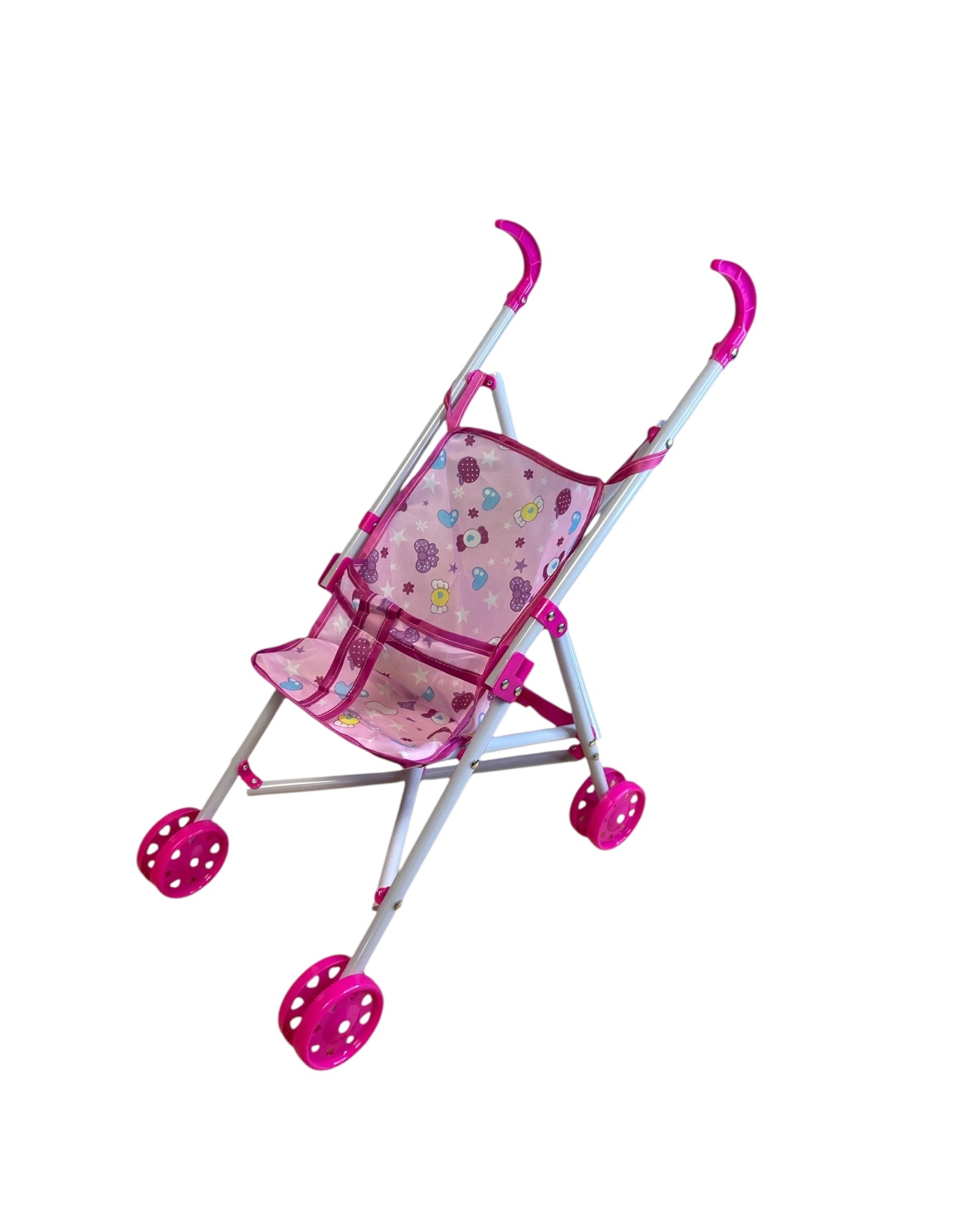 Mini poussette pour poupées - Légère et pliable