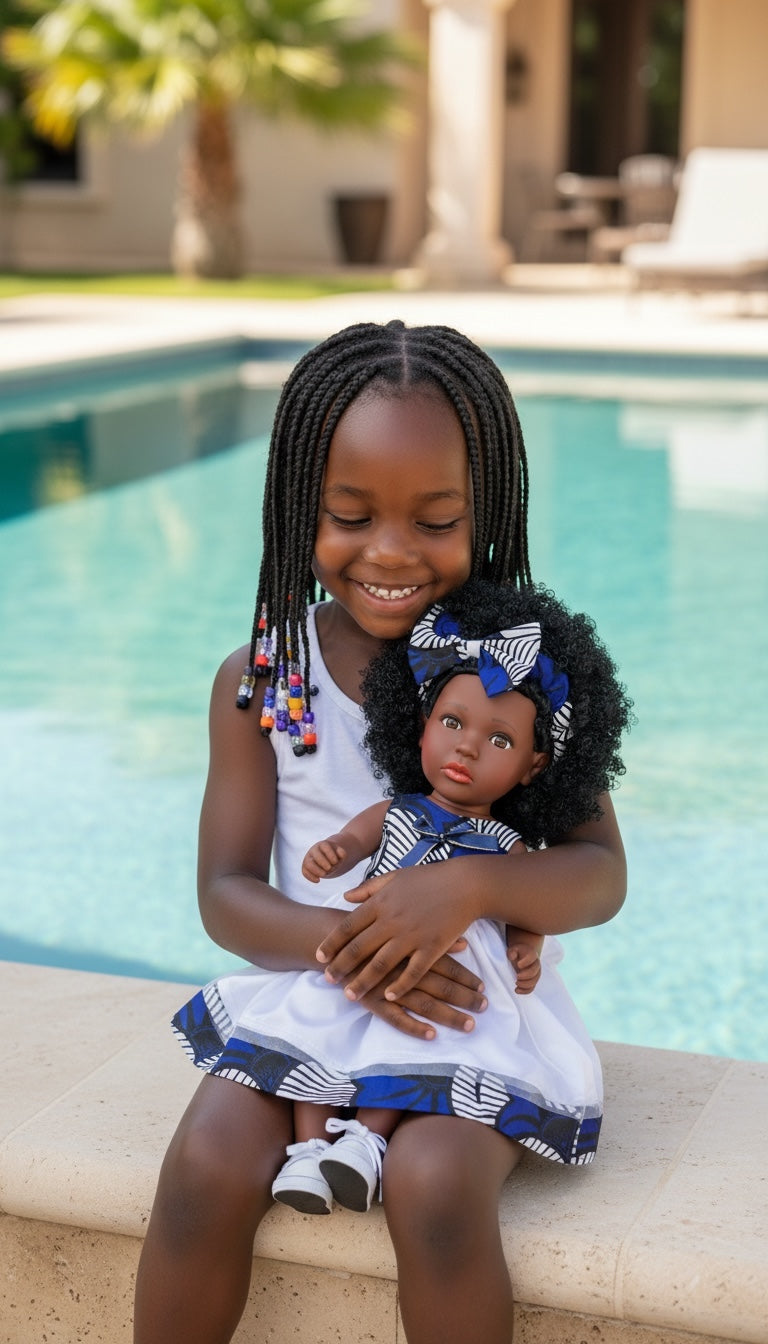 Naya – Poupée noire aux cheveux crépus | Tackodolls